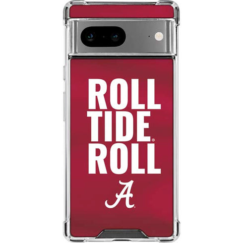 University of Alabama Roll Tide Roll Google Pixel 8a Clear Case